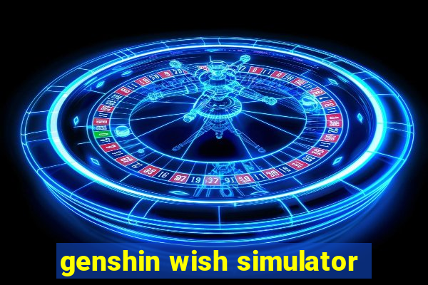 genshin wish simulator